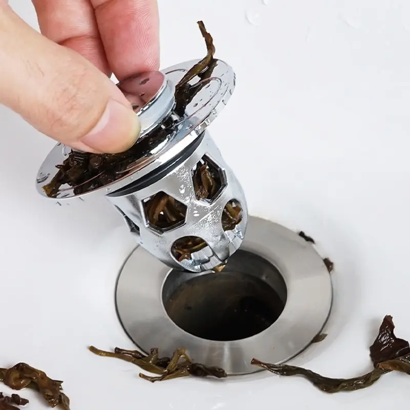 3PCS Washbasin Sink Floor Drain - Image 2