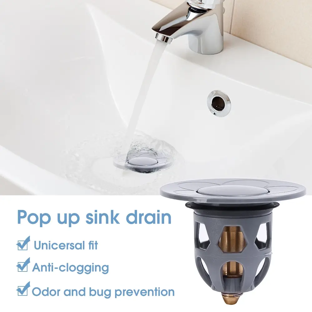 3PCS Washbasin Sink Floor Drain - Image 4