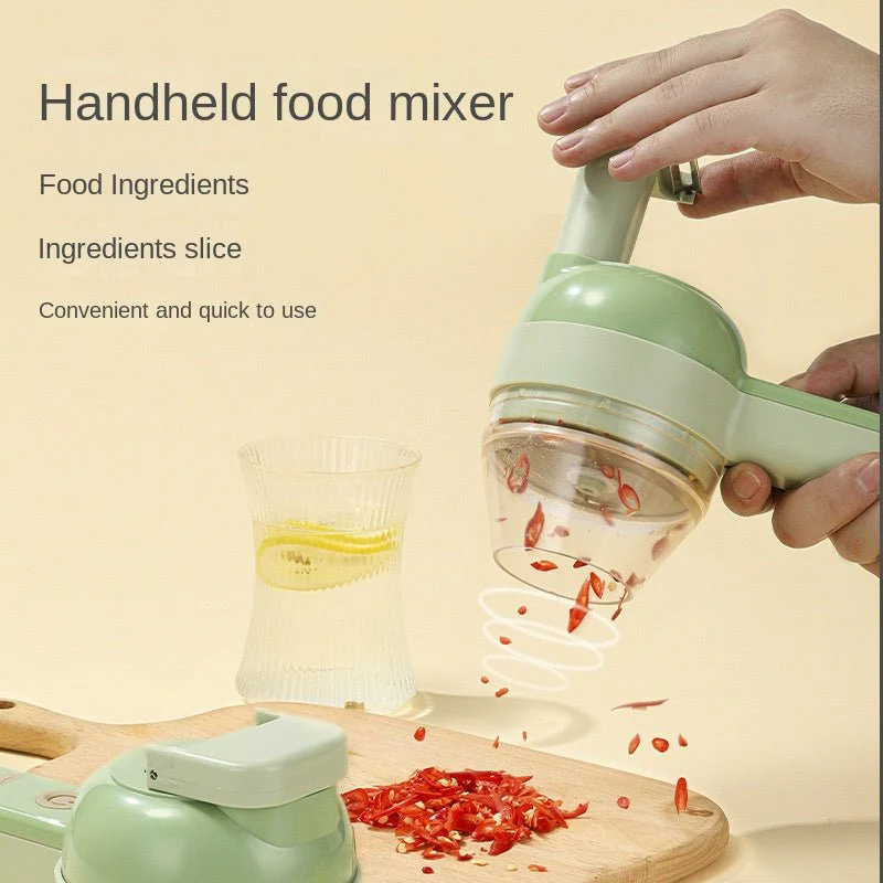 4-in-1 Portable Handheld Multifunctional Electric Food Processor - Image 3