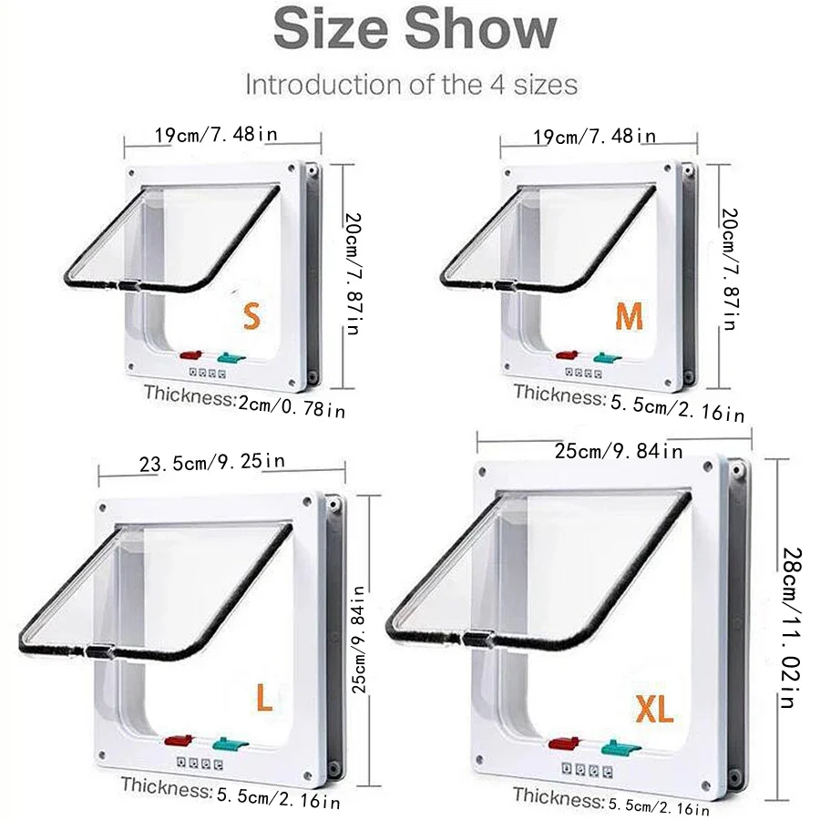 4-Way Locking Pet Door - Image 2