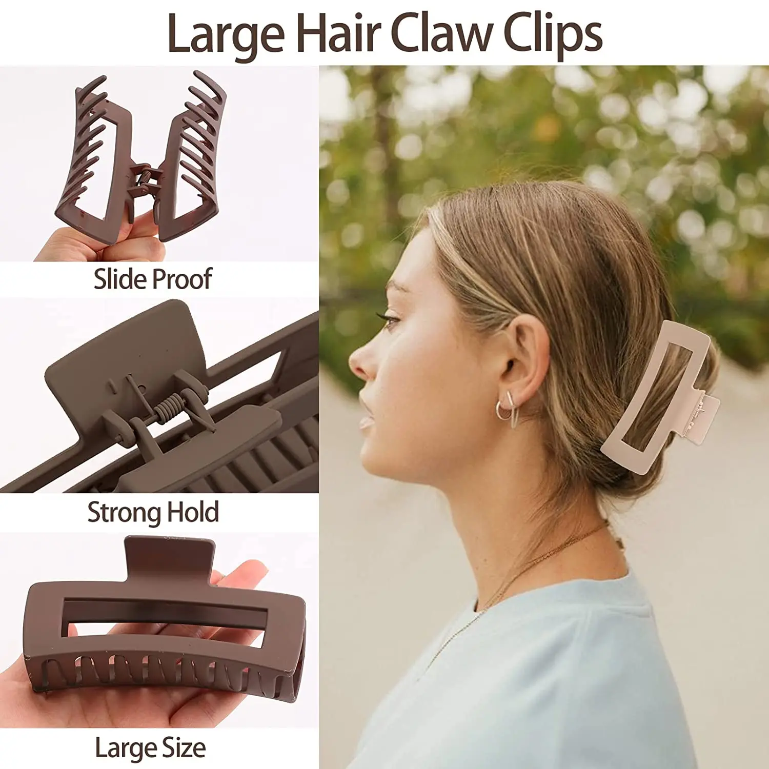 4PCs Set of Non-Slip Claw Clips - Image 3