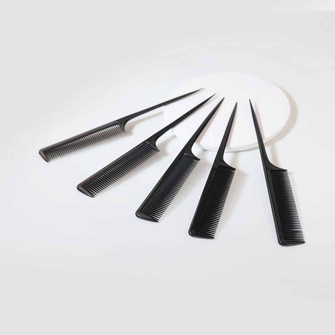 5 Pack Rat Tail Comb Set - Image 3