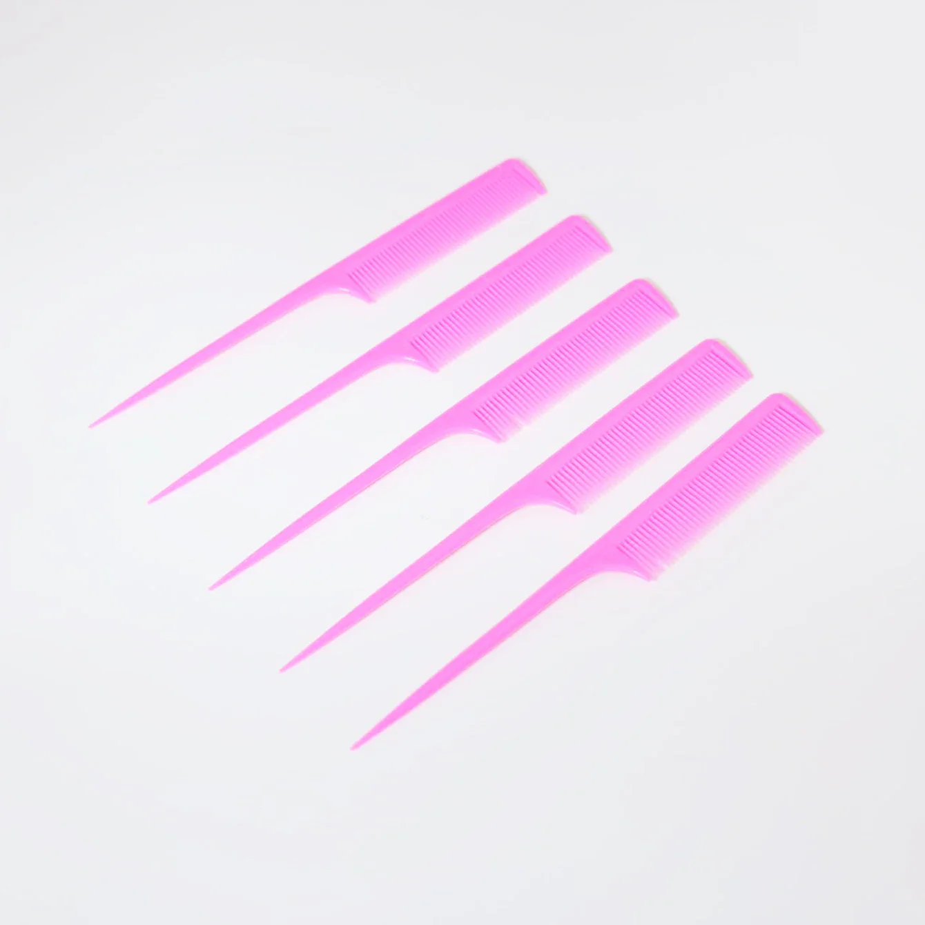 5 Pack Rat Tail Comb Set - Image 4