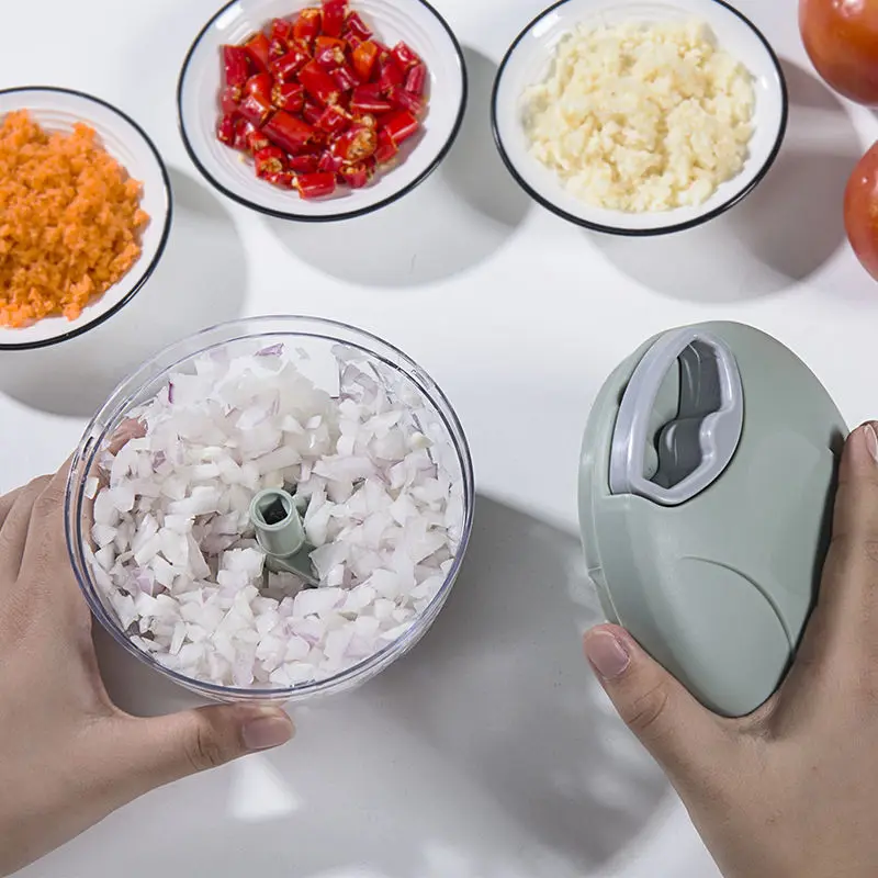 500/900ML Manual Garlic / Vegetable Chopper - Image 4