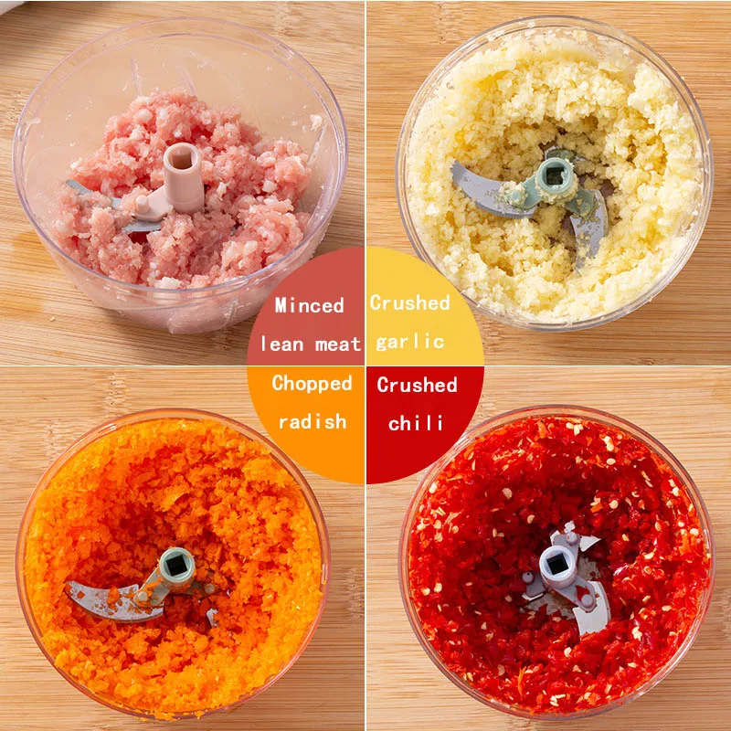500/900ML Manual Garlic / Vegetable Chopper - Image 5