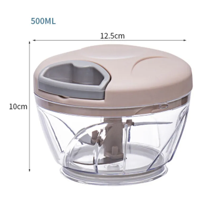 500/900ML Manual Garlic / Vegetable Chopper - Image 8