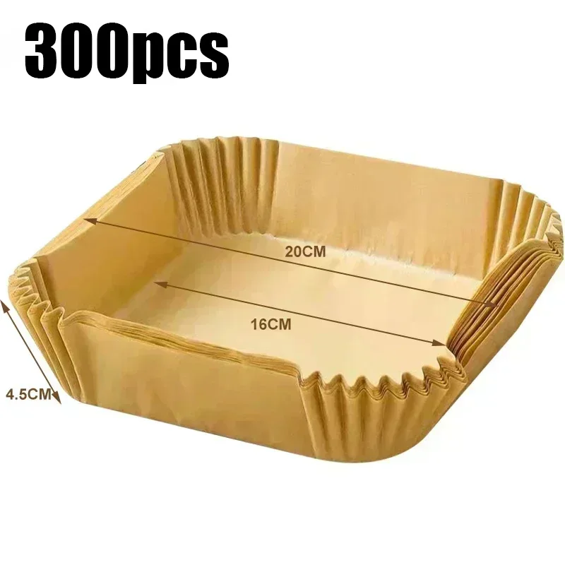 50pcs Air Fryer Grease Absorbent Silicone Paper Pads - Image 11