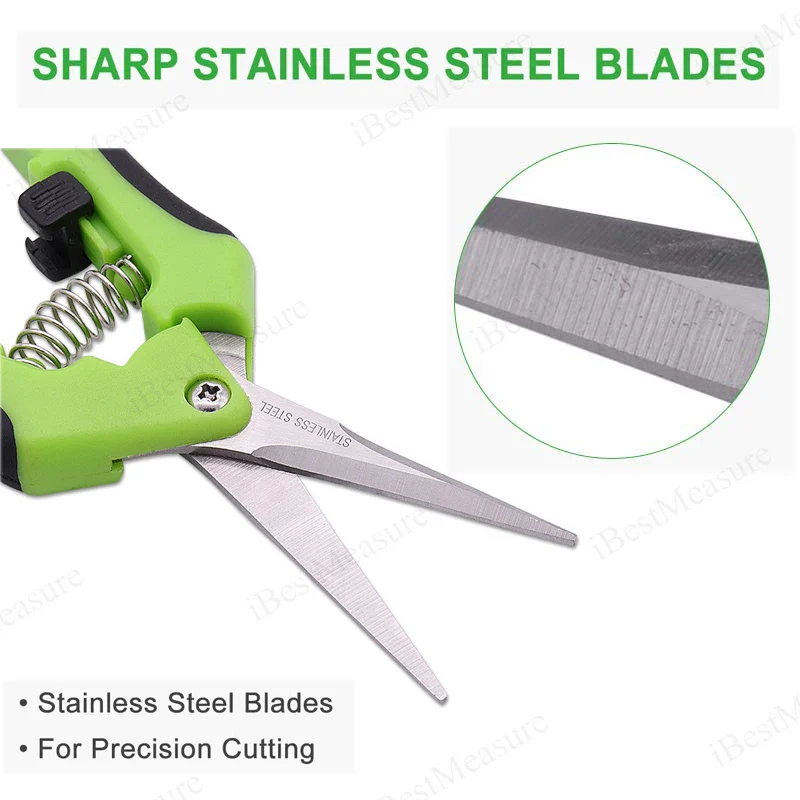 6.5 Inch Gardening Scissors Hand Pruner - Image 4
