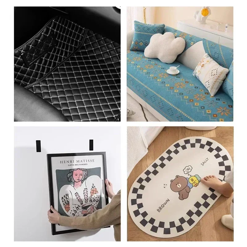 60/2pcs Double-Faced Carpet Fixing Stickers - Image 5