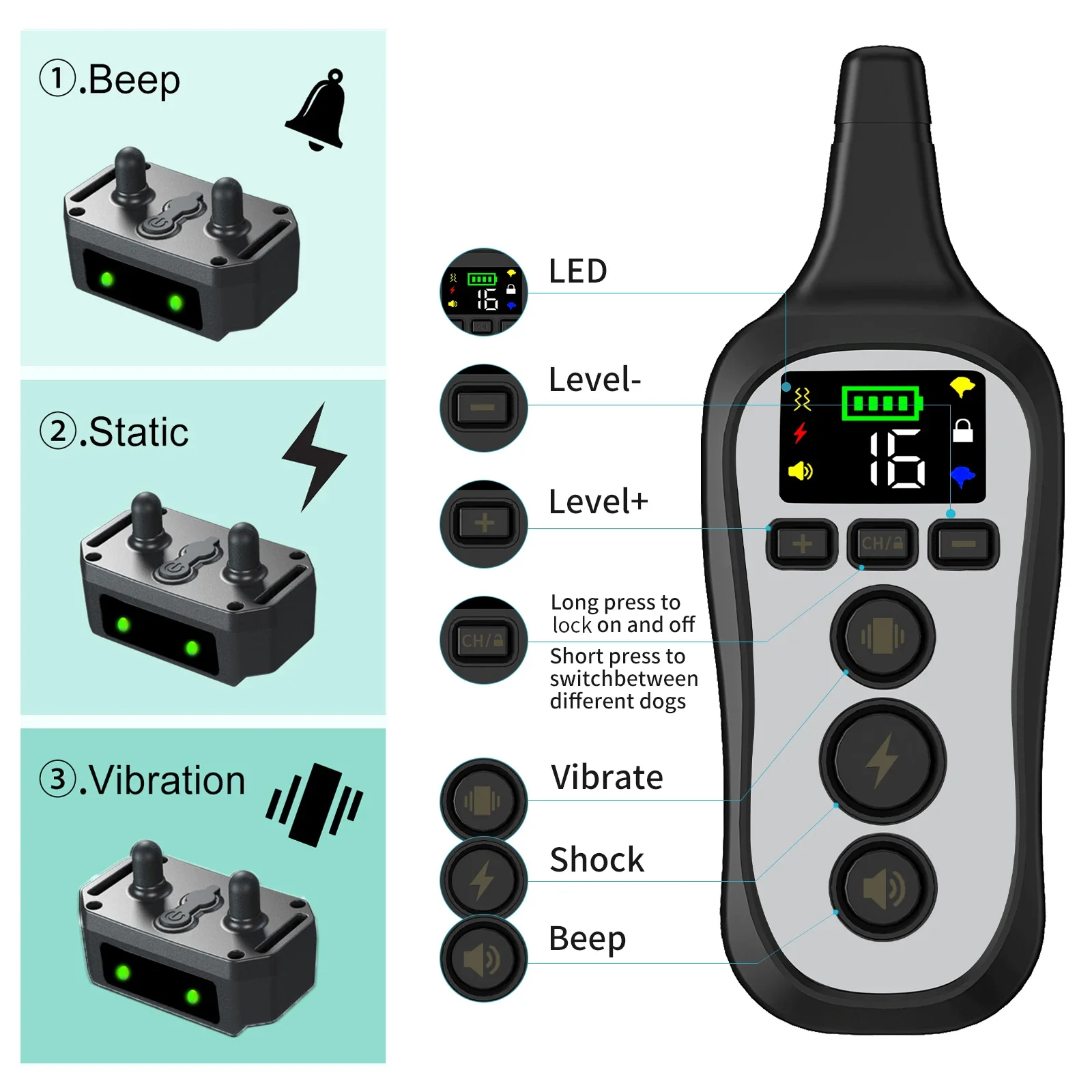 600M Electric Dog Training Collar  - Image 2