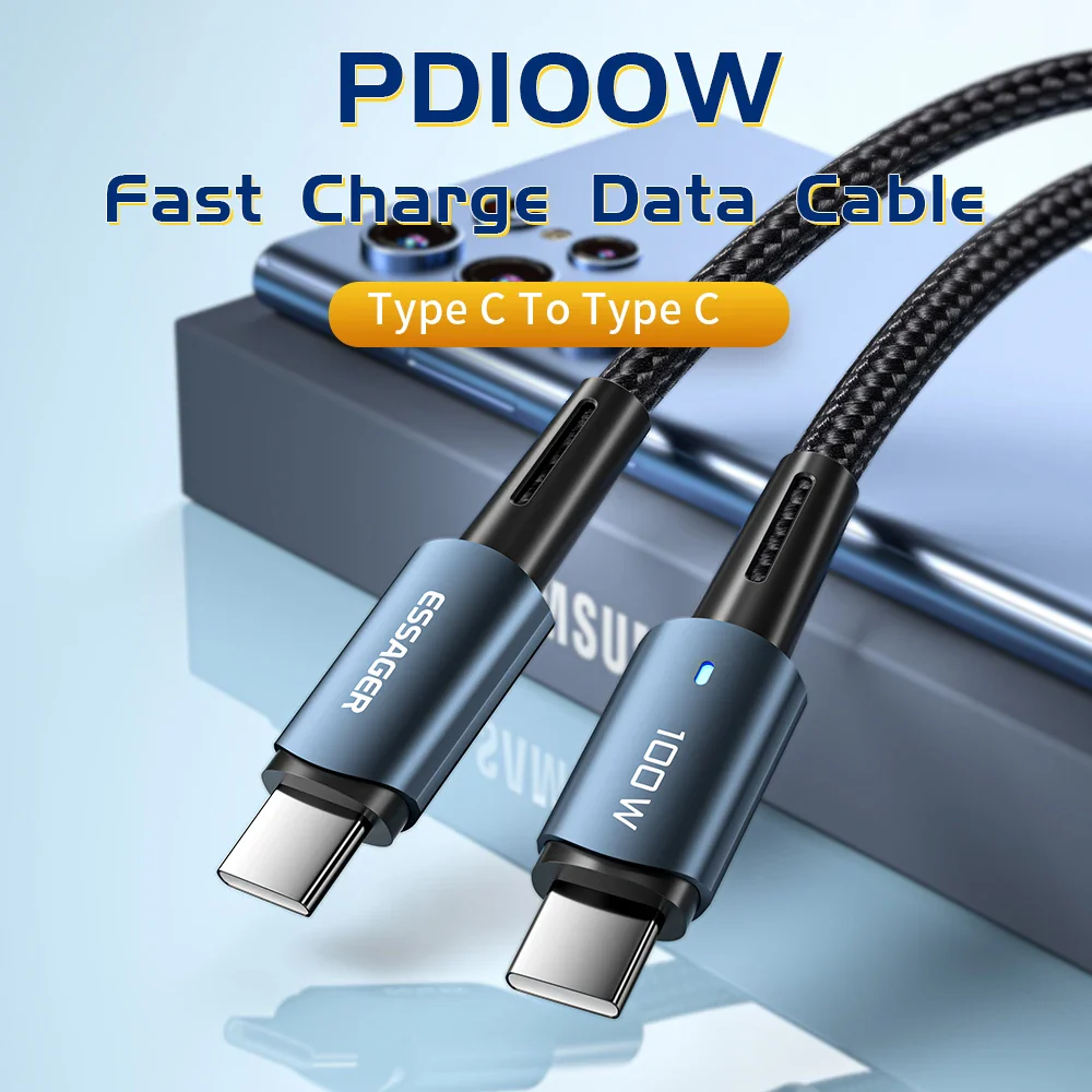 60W Type C C to C Cable Fast Charge Cable - Image 2