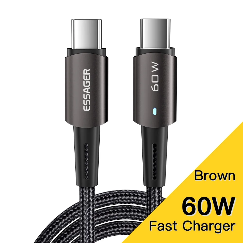 60W Type C C to C Cable Fast Charge Cable - Image 7