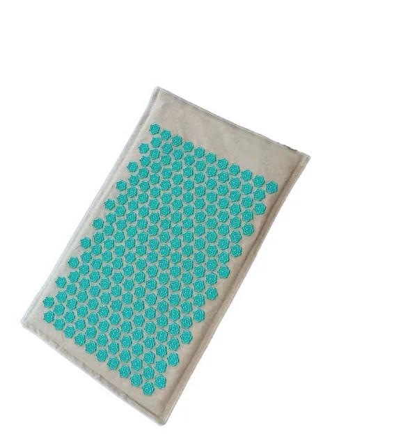 74x44cm Nature Linen Massage Yoga Mat - Image 13