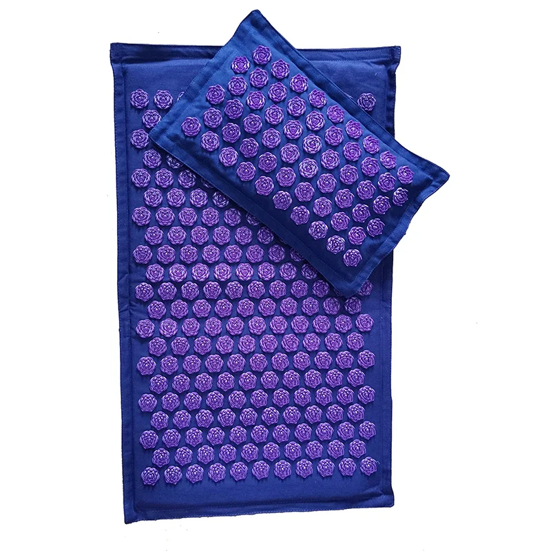 74x44cm Nature Linen Massage Yoga Mat - Image 15