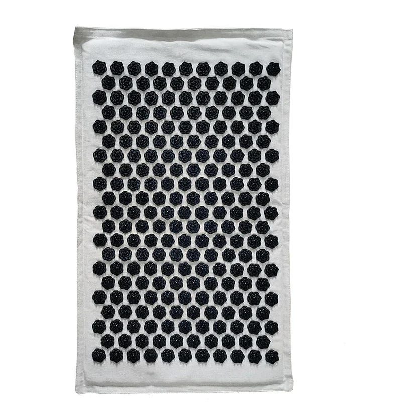 74x44cm Nature Linen Massage Yoga Mat - Image 17