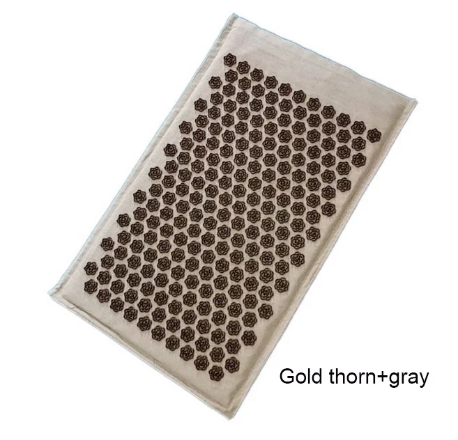 74x44cm Nature Linen Massage Yoga Mat - Image 23