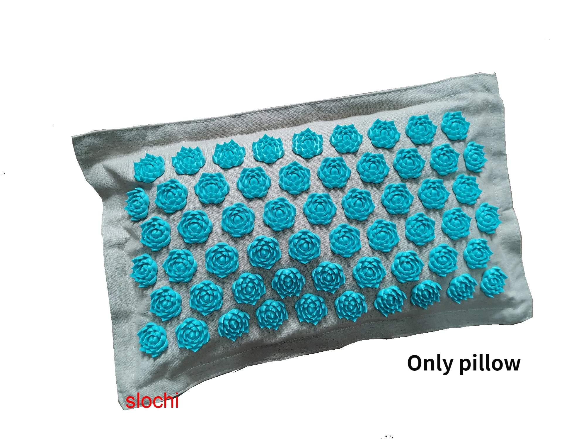74x44cm Nature Linen Massage Yoga Mat - Image 35