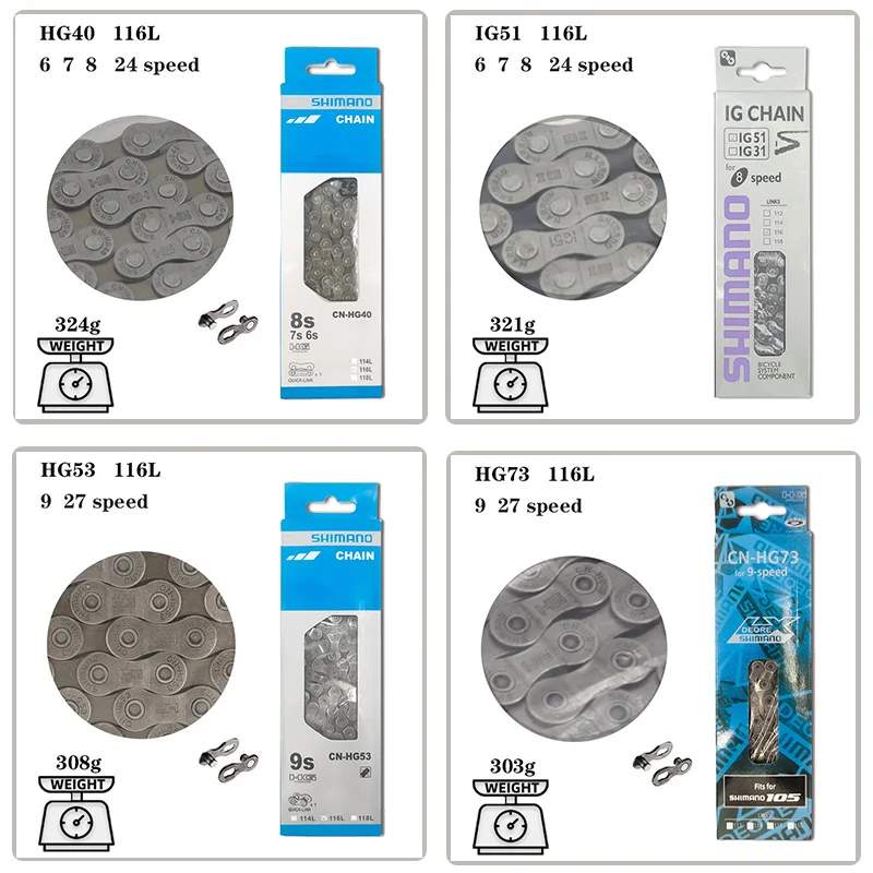 8/9/10/11 Speed Bicycle Chains for Various Models - Image 2