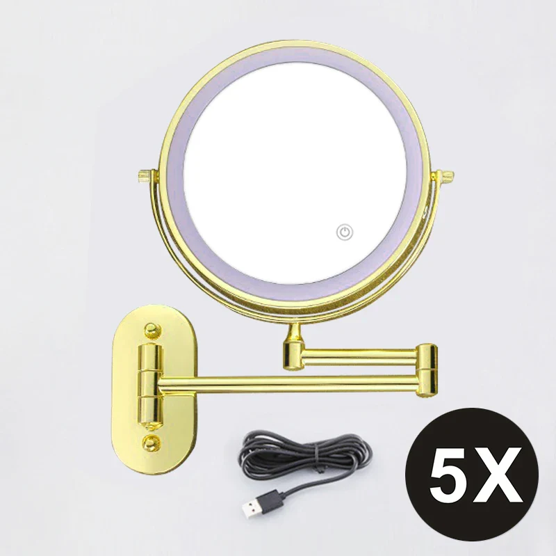 8 Inch Double-Sided LED Makeup Mirror - Image 14