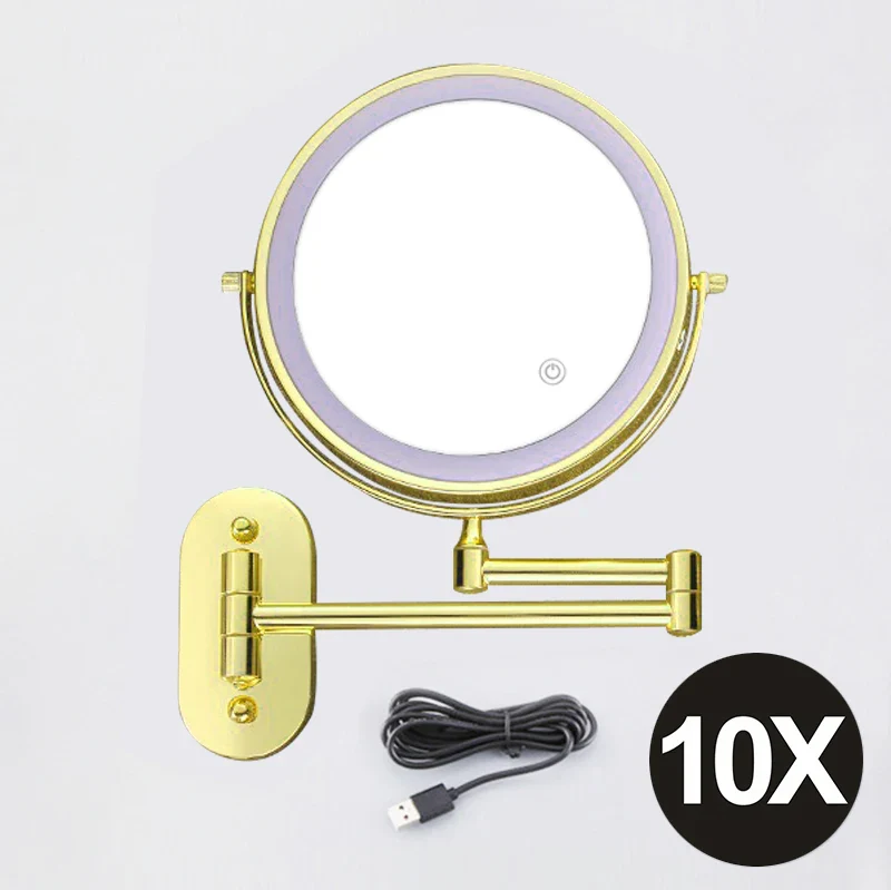 8 Inch Double-Sided LED Makeup Mirror - Image 7