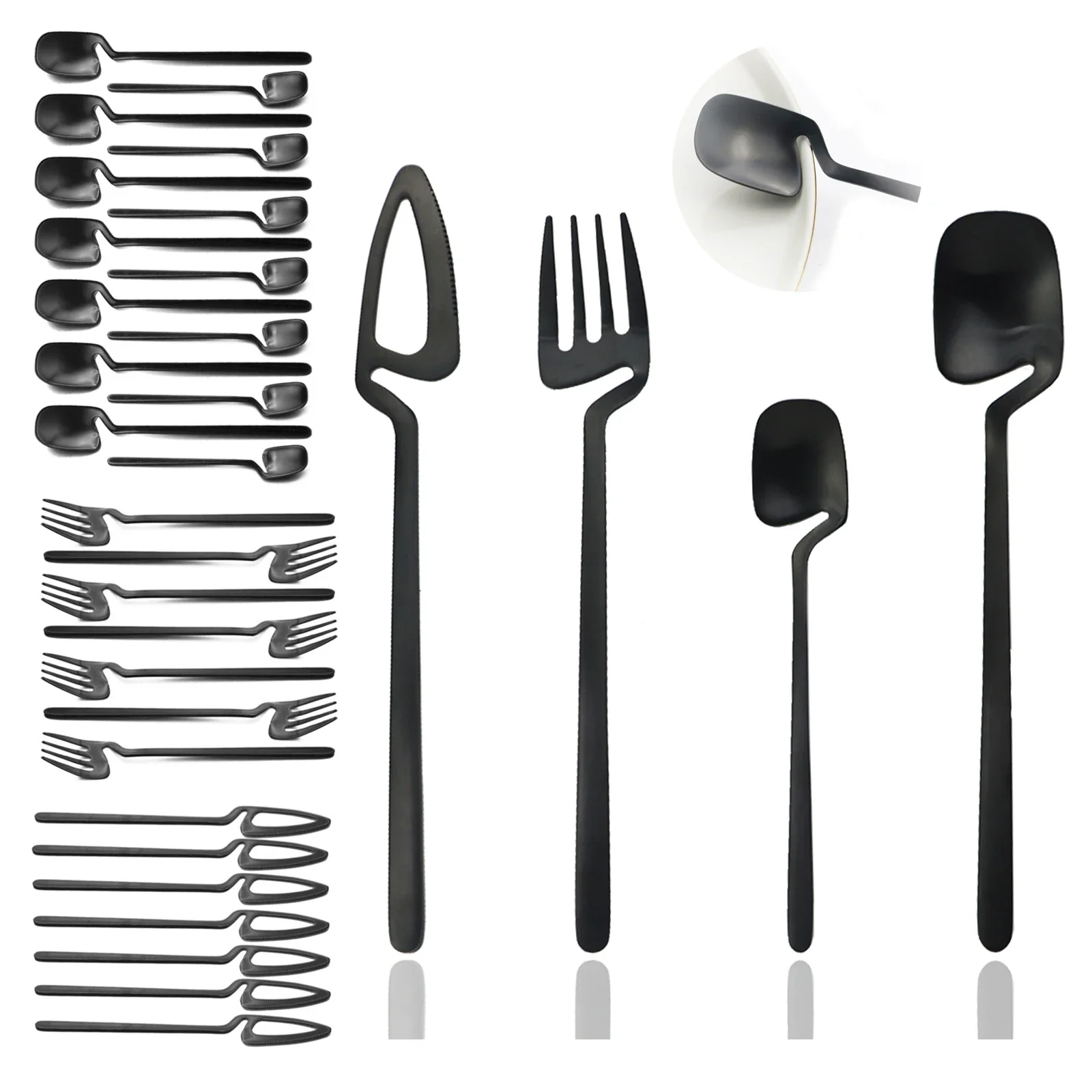 8 People Dinnerware Cutlery Set 304 - Image 11