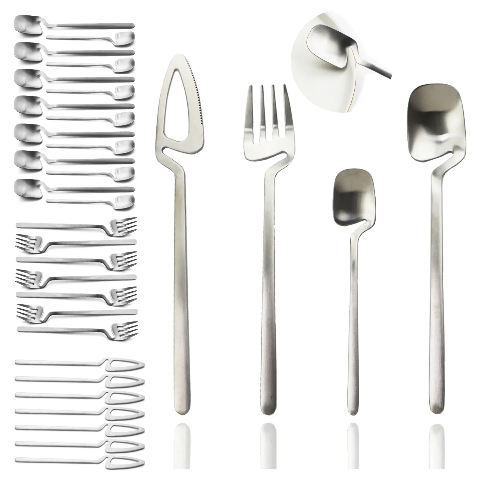 8 People Dinnerware Cutlery Set 304 - Image 7