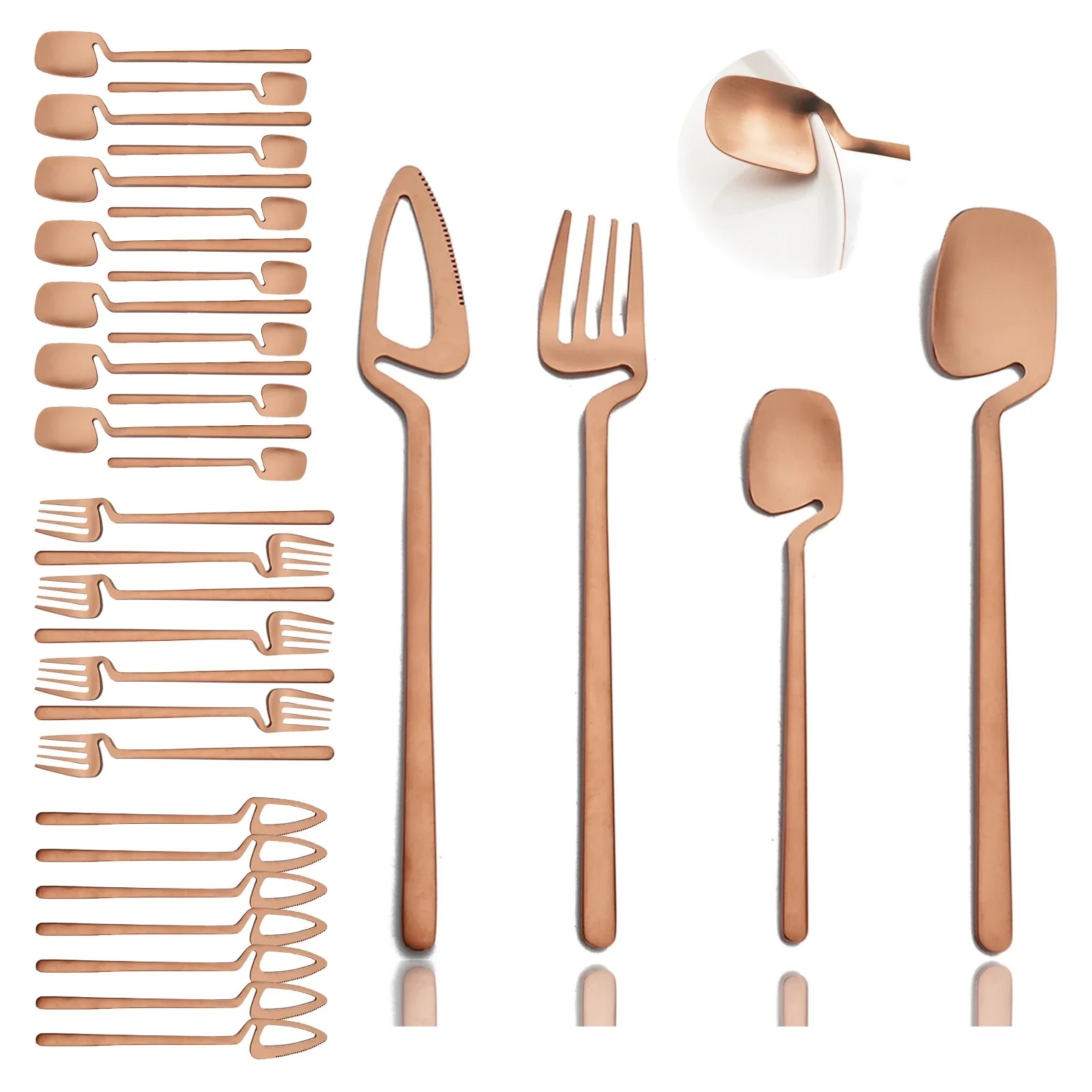 8 People Dinnerware Cutlery Set 304 - Image 9