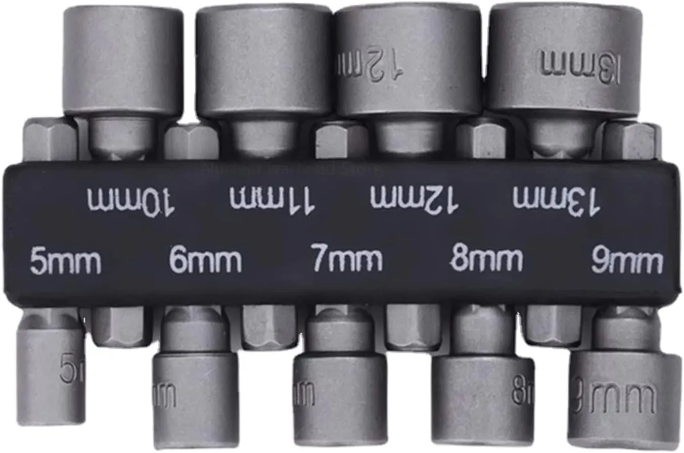 9 - Piece set 5mm-13mm Hex Sockets - Image 2