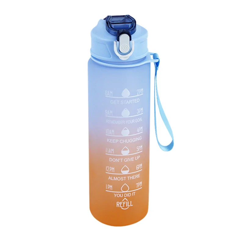 900ml Sports Water Bottle with Time Marker - Image 10