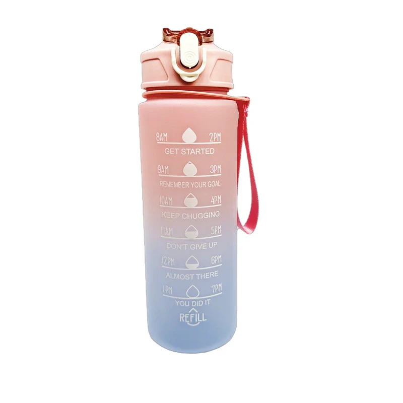 900ml Sports Water Bottle with Time Marker - Image 13
