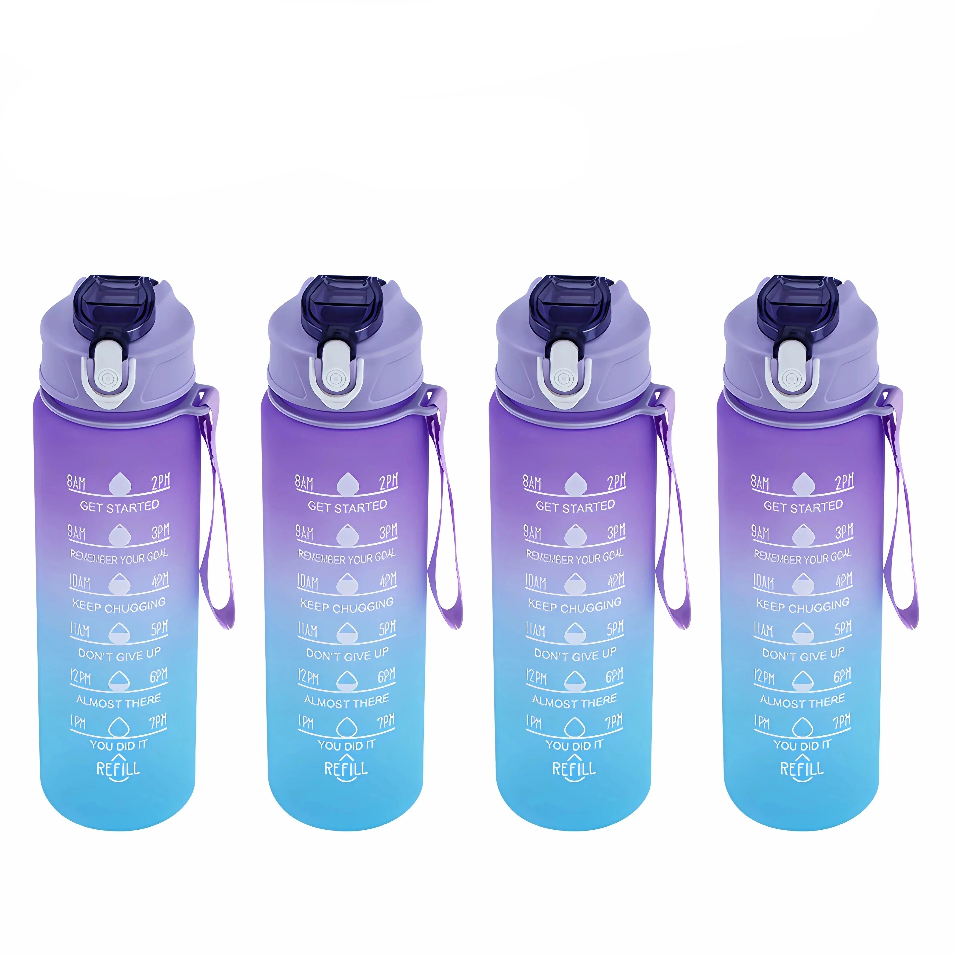 900ml Sports Water Bottle with Time Marker - Image 20
