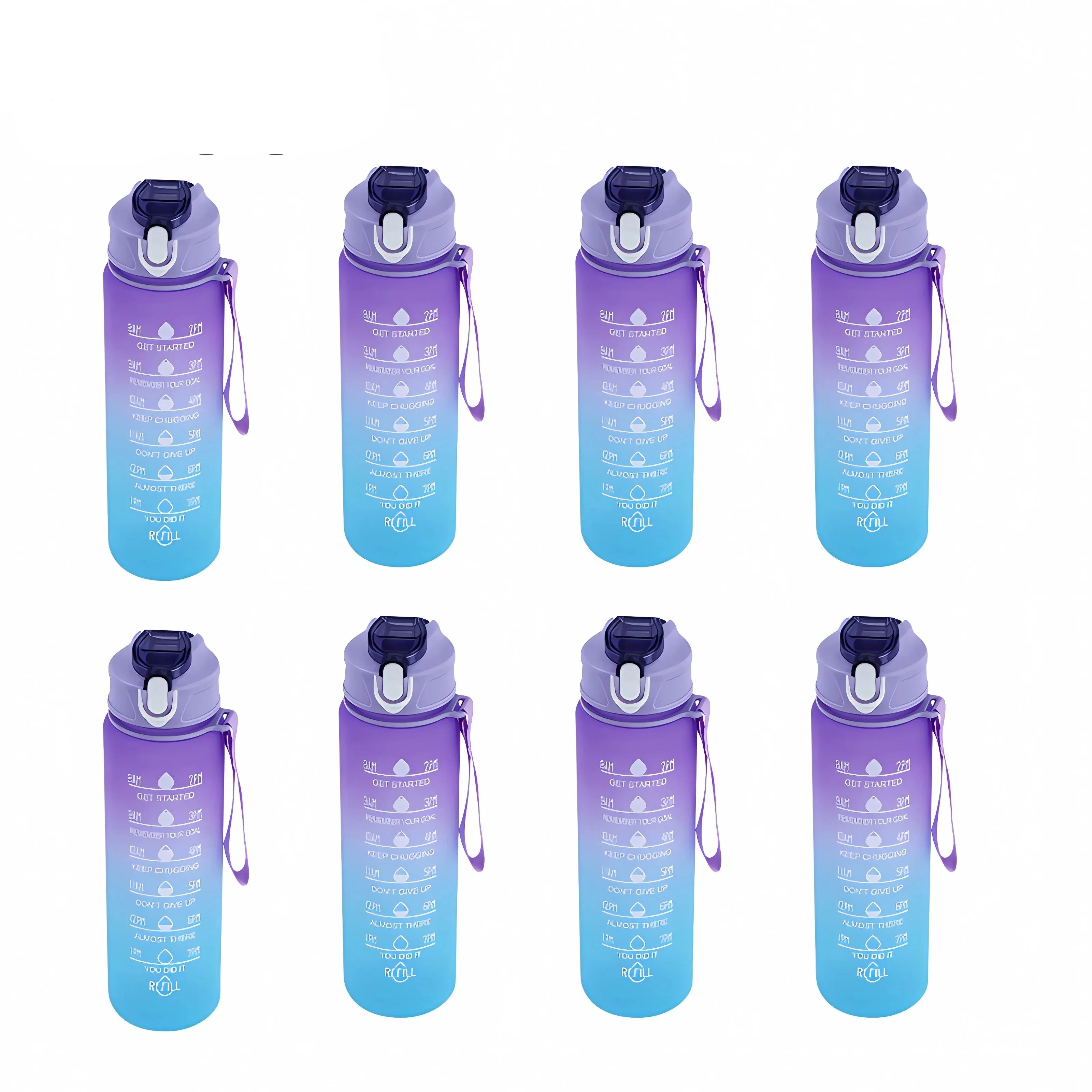 900ml Sports Water Bottle with Time Marker - Image 7
