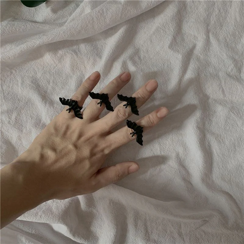Accessories Black Bat Adjustable Ring Steam - Image 3