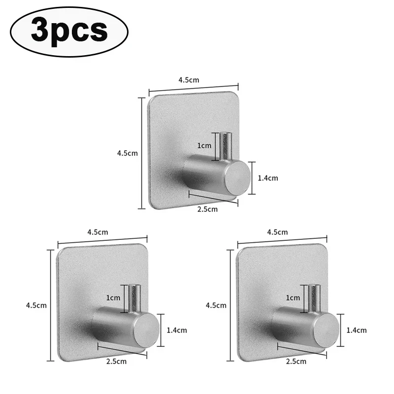 Adhesive Wall/Door Door hooks for Keys, clothes, Coats, etc - Image 15