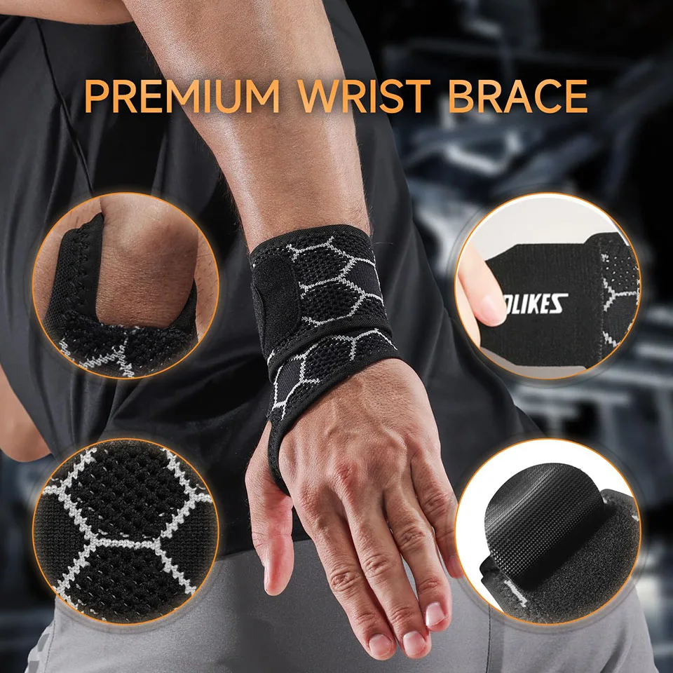 Adjustable Compression Wrist Brace for Versatile Support - Image 4