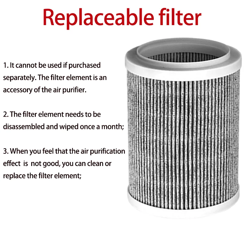 Air Purifier with Negative Ions Generator and Replaceable HEPA Filter - Image 7