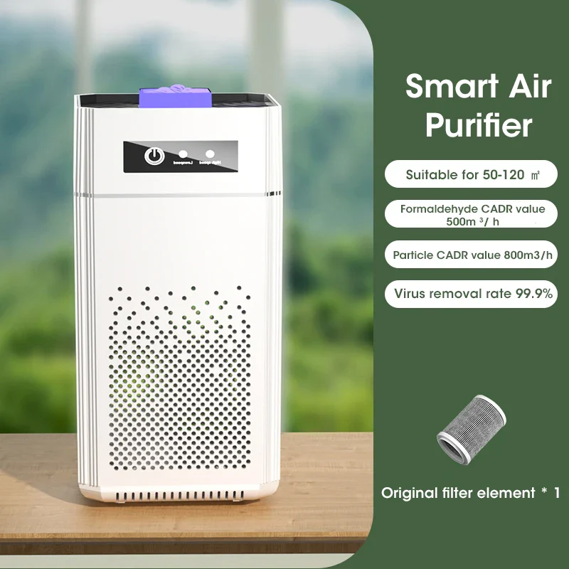 Air Purifier with Negative Ions Generator and Replaceable HEPA Filter - Image 8
