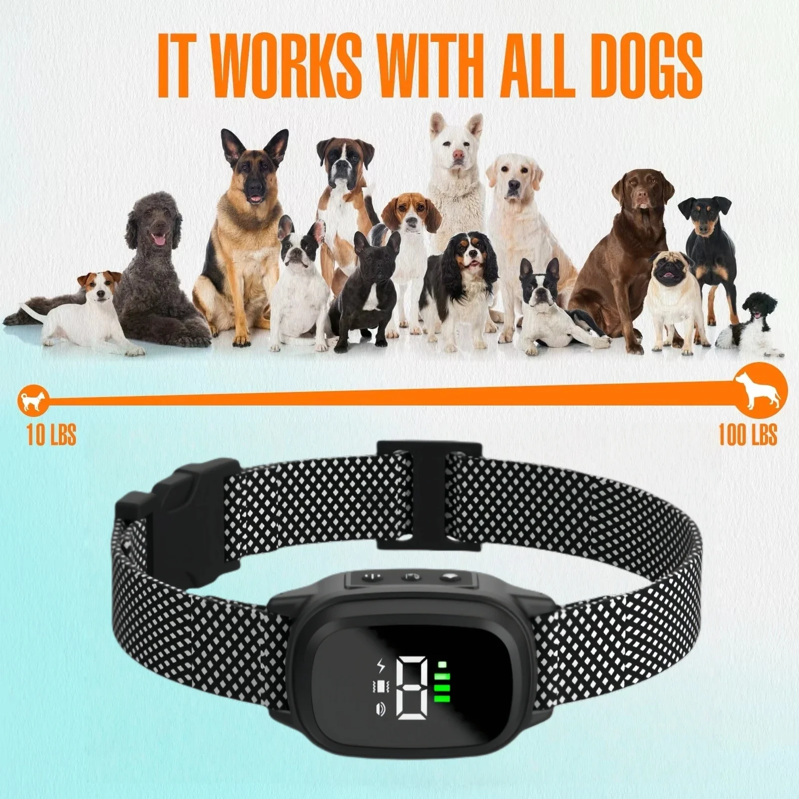 Anti-Barking Collar – Vibration & Shock Training for All Dog Sizes - Image 4