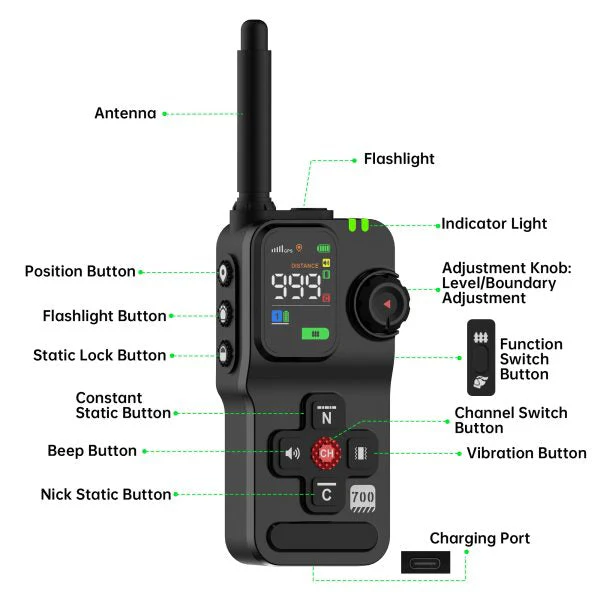 Astko F700 PLUS 3-in-1 Wireless GPS Dog Containment and Training System - Image 3