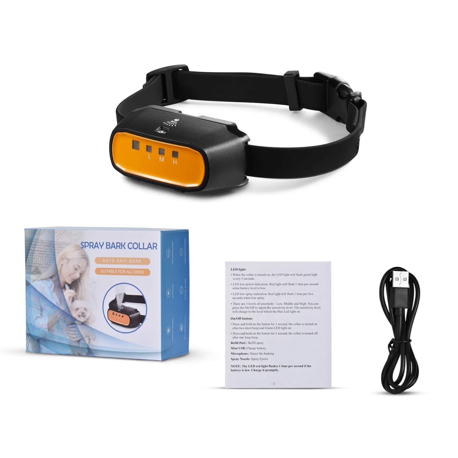 Astko SP12 Automatic Citronella Spray Anti-Bark Collar - Image 2