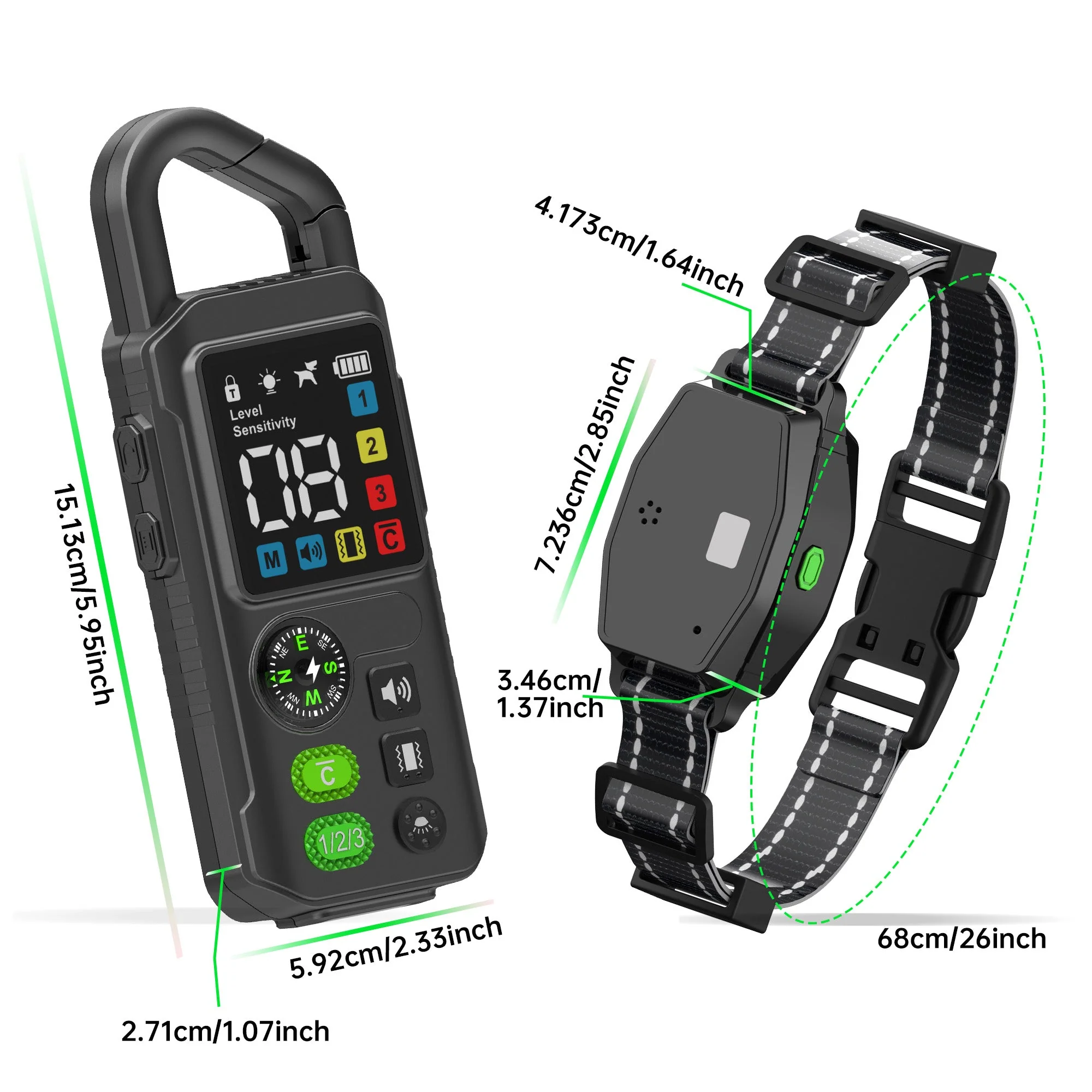 Astko T810 Remote Dog Training Collar 3-in-1 Behaviour Control with Anti-Bark and LED Lights - Image 7