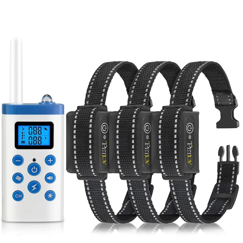 Automatic Bark Collar with Remote - 2-in-1 Dog Training Collar (3 - Collars for 3 Dogs) - Image 10