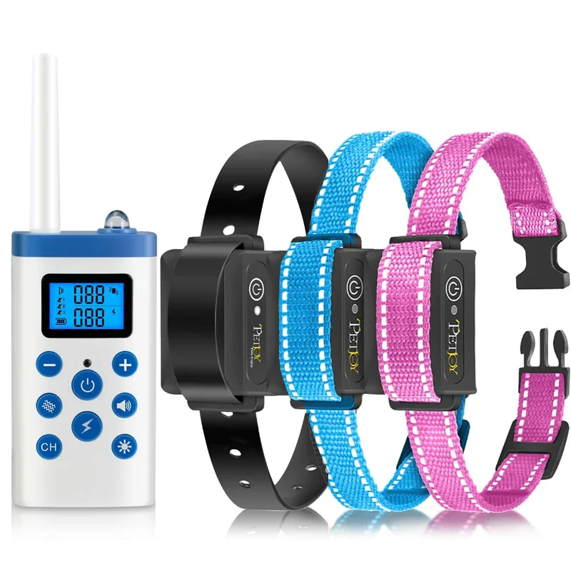 Automatic Bark Collar with Remote - 2-in-1 Dog Training Collar (3 - Collars for 3 Dogs) - Image 11