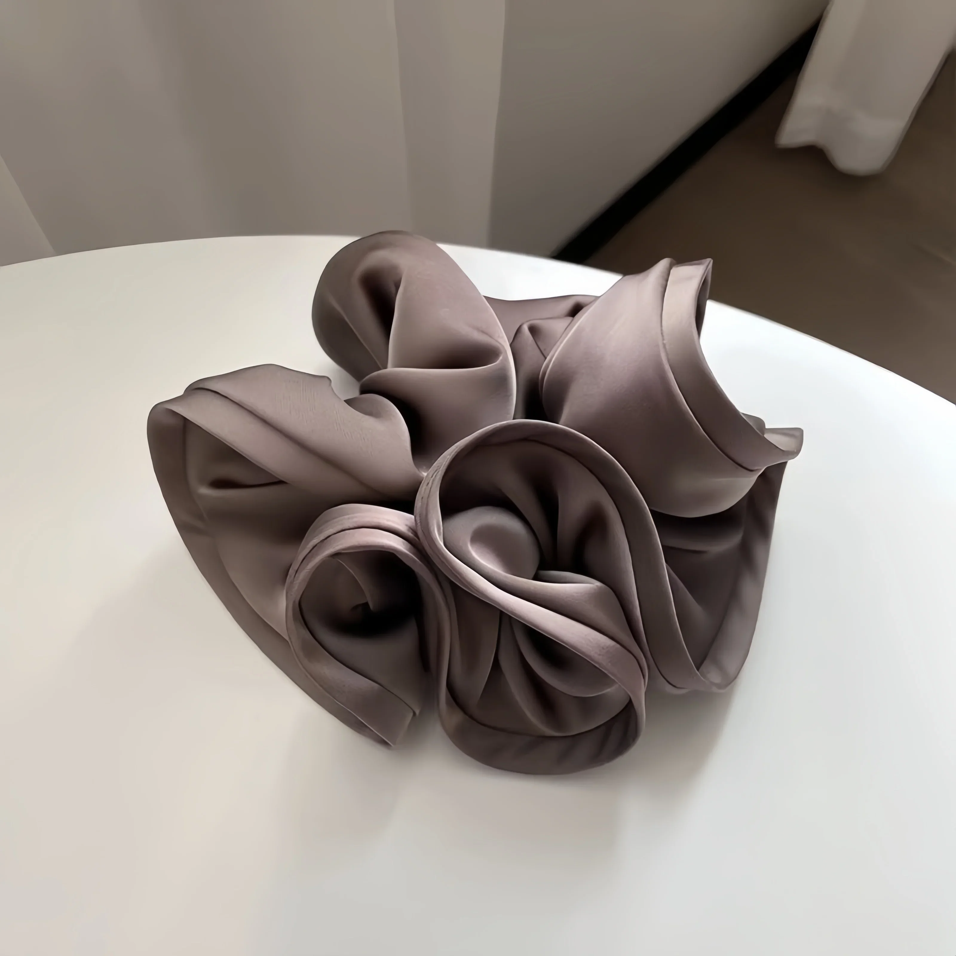Big Satin Hair Tie Scrunchies - Image 10