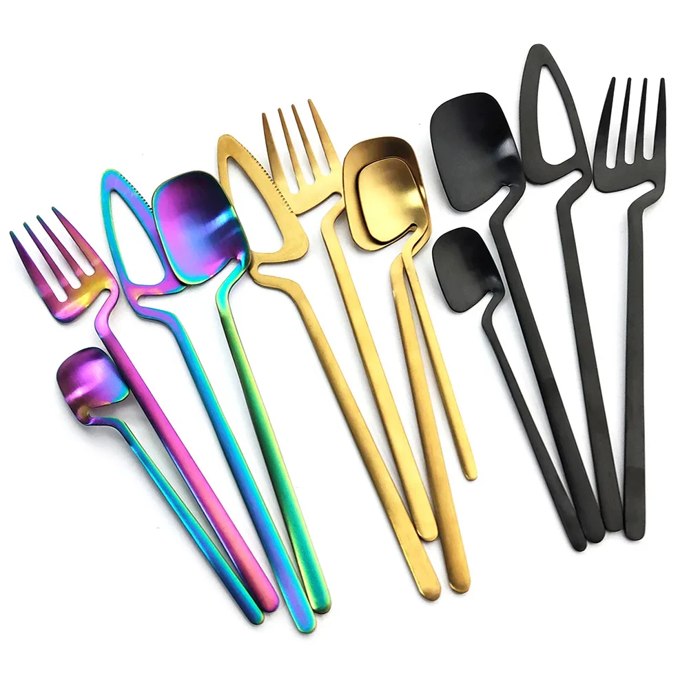 Black Cutlery Set (24-Piece / 6-People) - Image 6