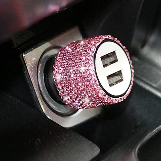 Bling USB Car Charger/All-in-One USB Cable 5V 2.1A - Image 13