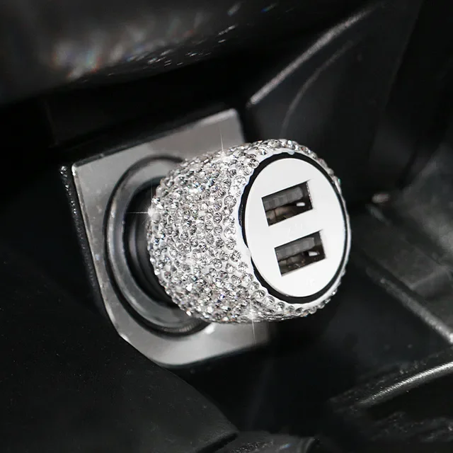 Bling USB Car Charger/All-in-One USB Cable 5V 2.1A - Image 16