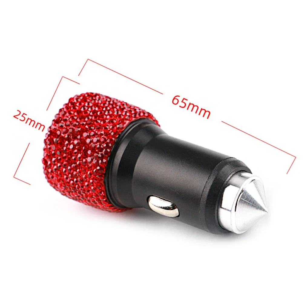 Bling USB Car Charger/All-in-One USB Cable 5V 2.1A - Image 6