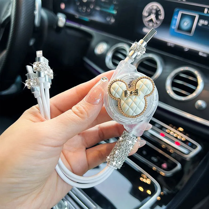 Bling USB Car Charging Cable 3 in 1 - Image 7