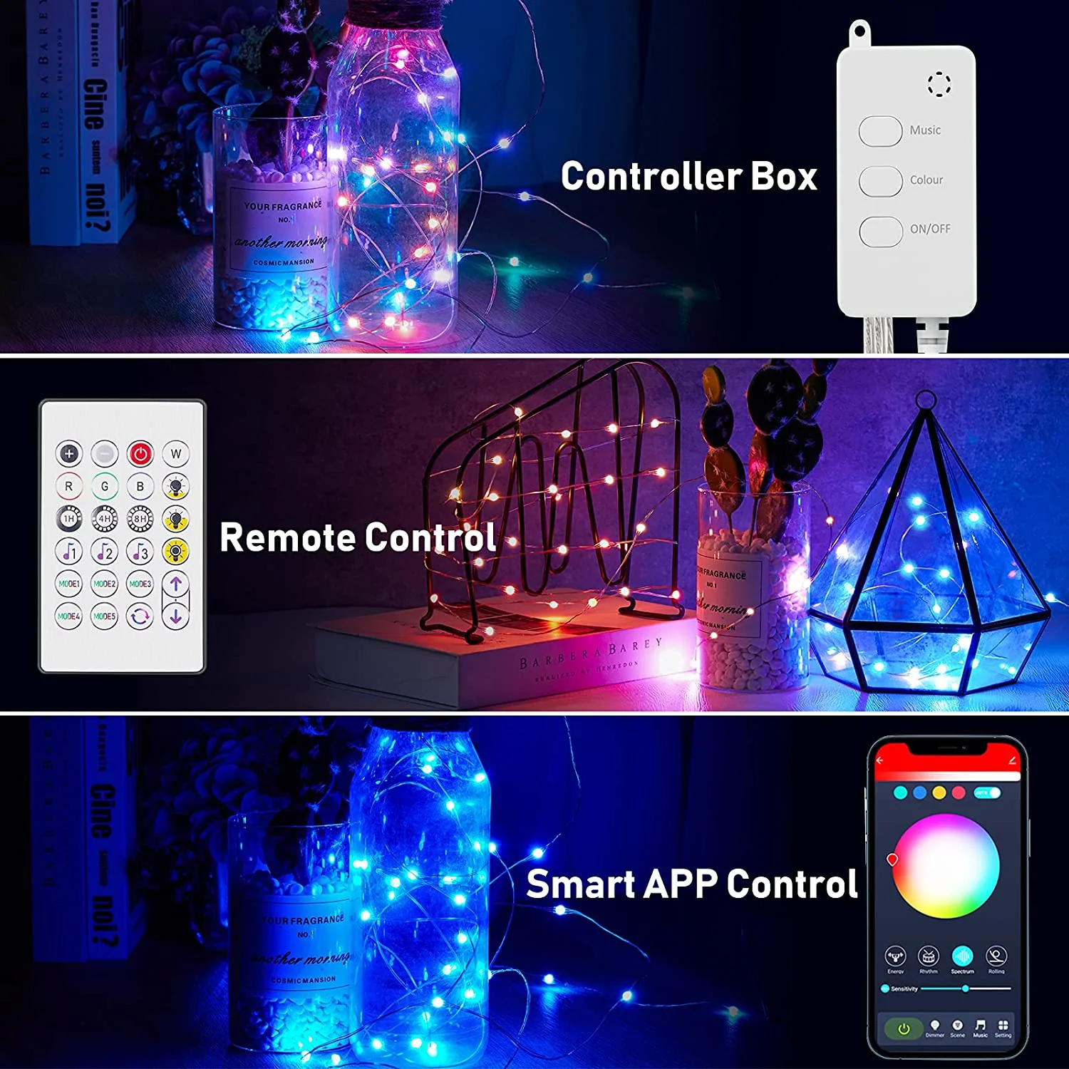 Bluetooth USB Copper Wire Christmas String Light - Image 5